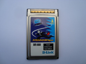 PCMCIA Lan Card D-link DFE-660 Мрежова карта за лаптоп